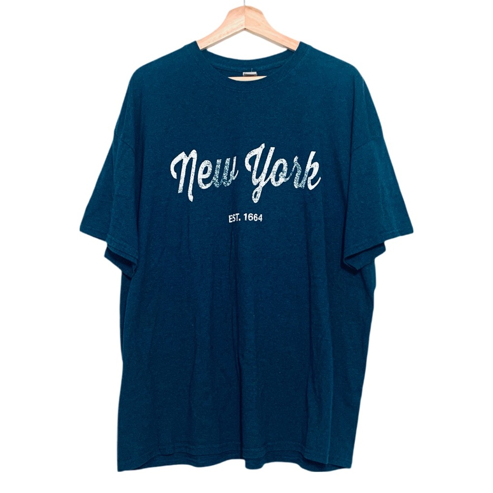 New York T-Shirt Men’s Size 2XL Navy Blue Short Sleeve